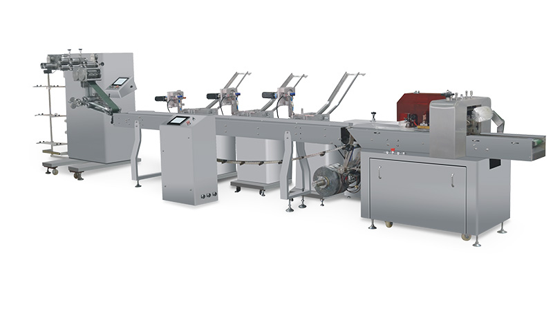 全自動(dòng)餐具、紙巾包裝機(jī)